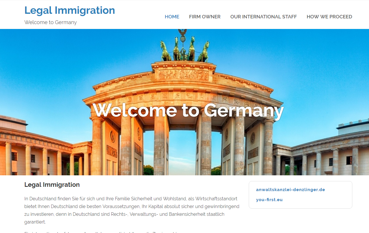 Legal Immigration Homepage